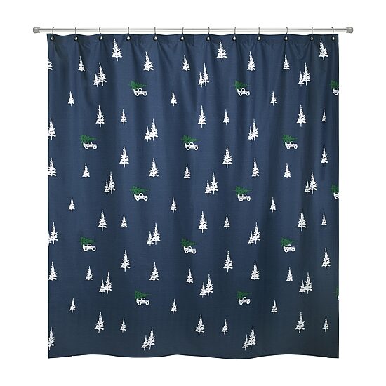 IZOD Pine Shower Curtain