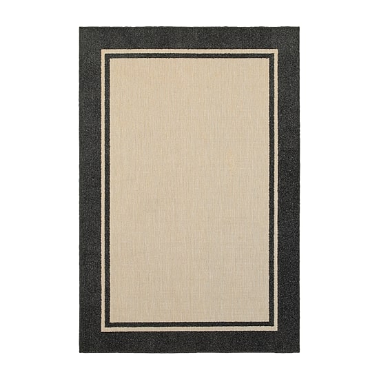 Covington Home Celestia Mixed Pile Border Indoor Outdoor Rectangular Area Rug