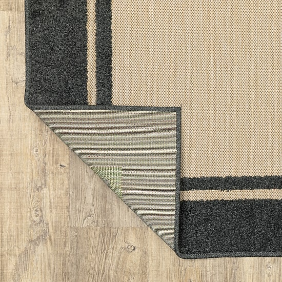 Covington Home Celestia Mixed Pile Border Indoor Outdoor Rectangular Area Rug