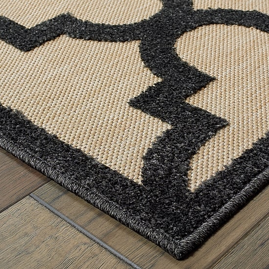 Covington Home Celestia Mixed Pile Lattice Indoor Outdoor Rectangular Area Rug