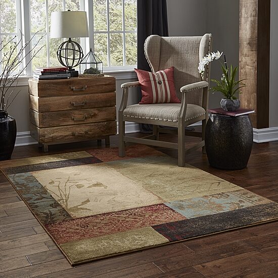 Covington Home Harlow Color Block Impressions 46"X65" Indoor Rectangular Accent Rug