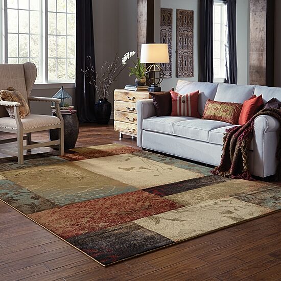 Covington Home Harlow Color Block Impressions 46"X65" Indoor Rectangular Accent Rug