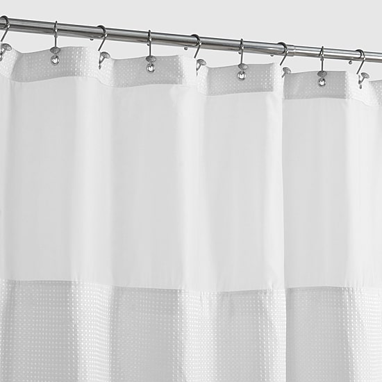 Awesome Home™ Polyester Waffle Snap In Liner Shower Curtain Set
