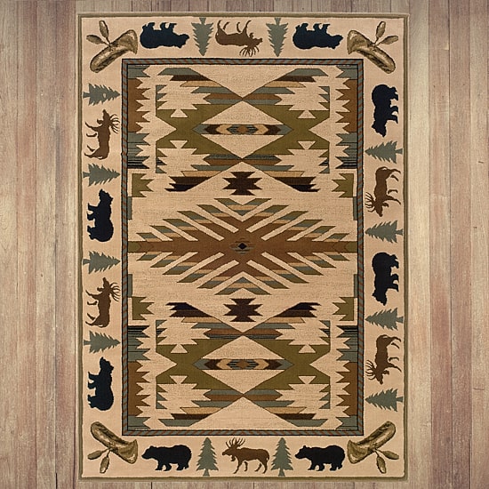 Covington Home Harlow Cabin Hearth Indoor Rectangular Area Rug