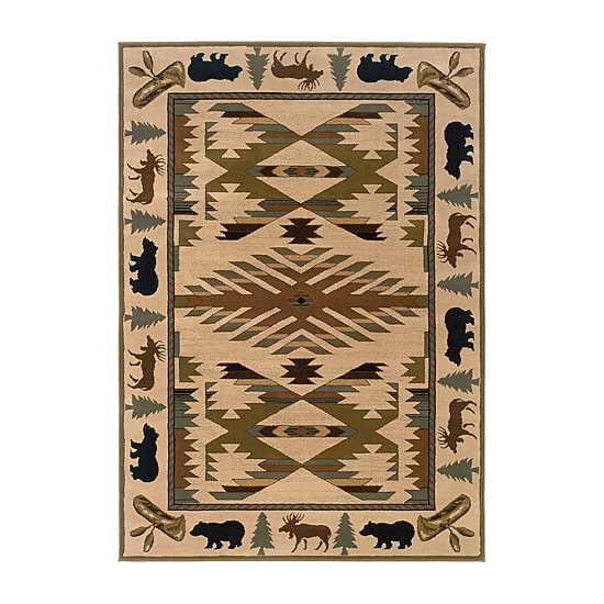 Covington Home Harlow Cabin Hearth Indoor Rectangular Area Rug