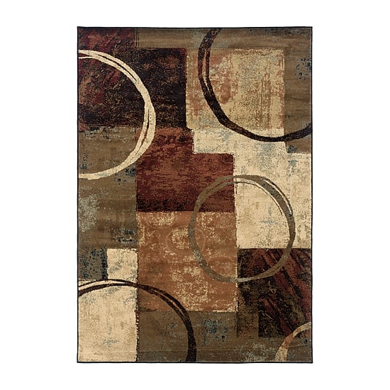 Covington Home Harlow Abstract Color Block Indoor Rectangular Area Rug