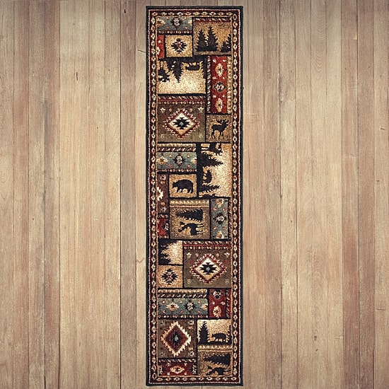 Covington Home Willow Southwest Lodge 22"X90" Indoor Rectangular Runner