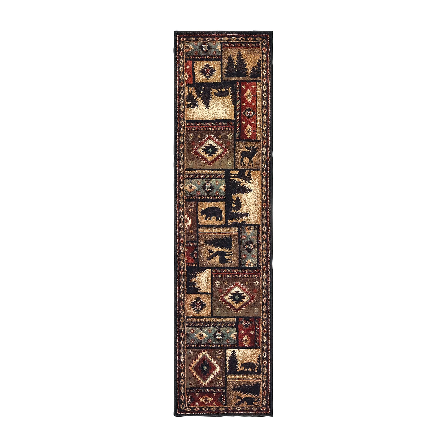 Covington Home Willow Southwest Lodge 22"X90" Indoor Rectangular Runner