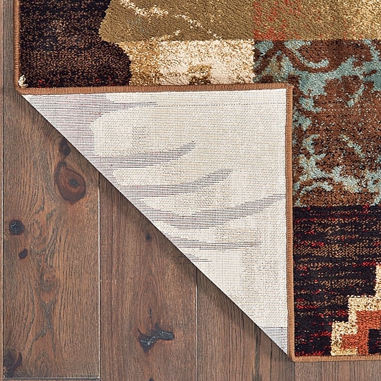 Covington Home Willow Patchwork Lodge Indoor Rectangular Area Rug