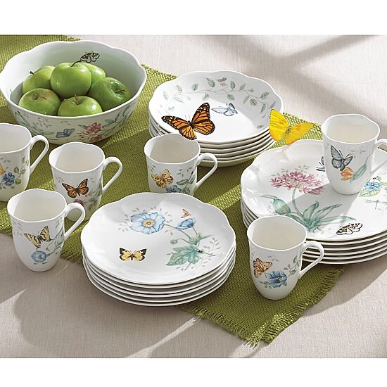 Lenox Butterfly Meadow 18-pc. Porcelain Dinnerware Set