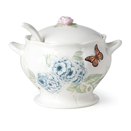 Lenox Butterfly Meadow Porcelain Soup Tureen