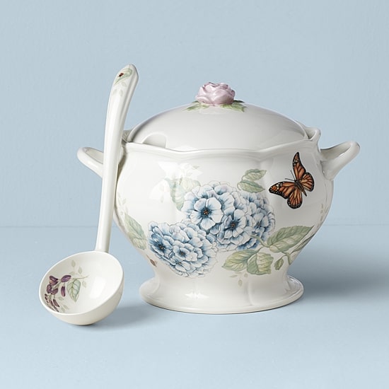 Lenox Butterfly Meadow Porcelain Soup Tureen