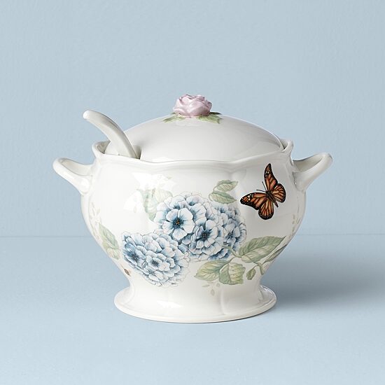 Lenox Butterfly Meadow Porcelain Soup Tureen