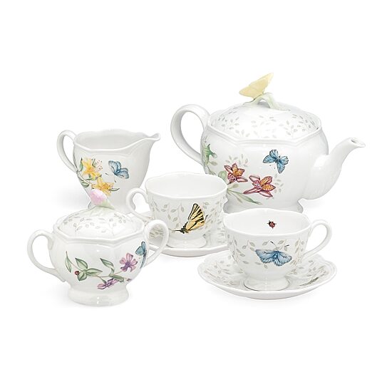 Lenox Butterfly Meadow 7-pc. Porcelain Tea Set