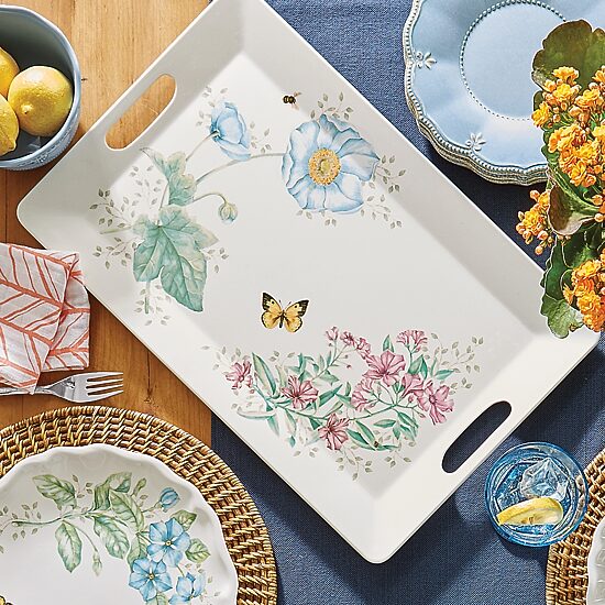 Lenox Butterfly Meadow Melamine Serving Tray