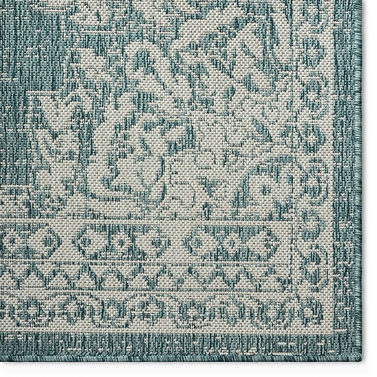Nicole Miller Country Azalea Medallion UV Protection Washable Outdoor Rectangular Area Rug