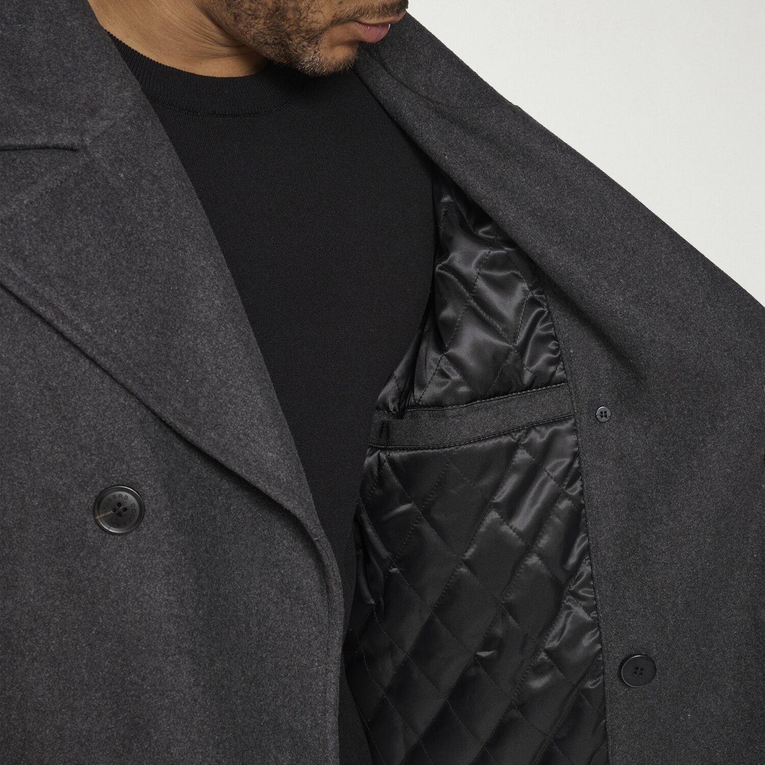 Dockers Unisex Adult Midweight Big and Tall Peacoat
