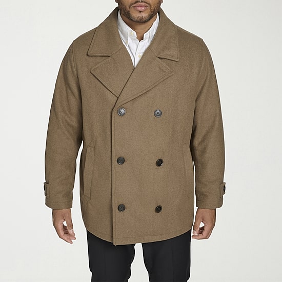 Dockers Unisex Adult Midweight Big and Tall Peacoat