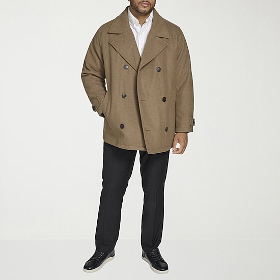 Dockers Unisex Adult Midweight Big and Tall Peacoat