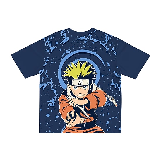 Little & Big Kid Boys Crew Neck Short Sleeve Oversized Naruto Graphic T-Shirt