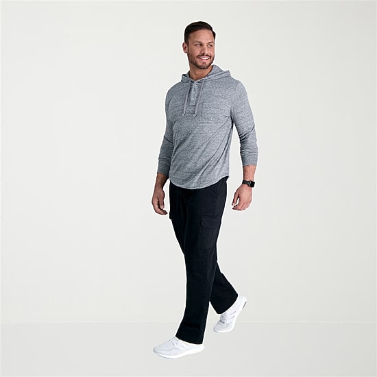 Haggar Stretch Comfort Cargo Mens Stretch Fabric Classic Fit Cargo Pant