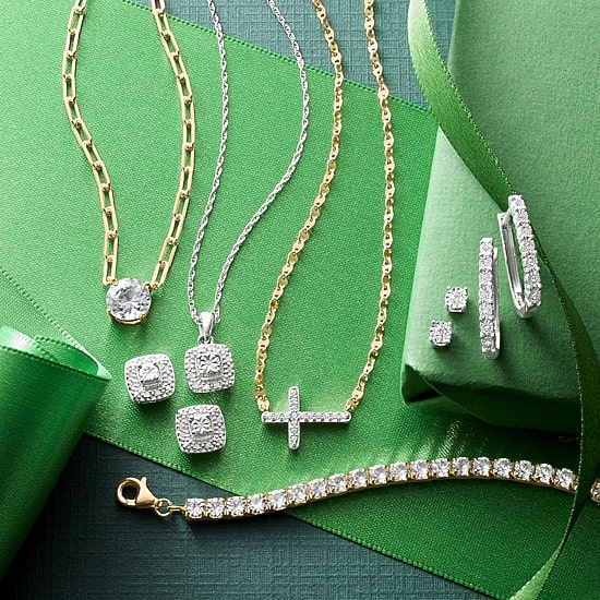 Yes, Please! Womens Lab Created White Sapphire Sterling Silver Pendant