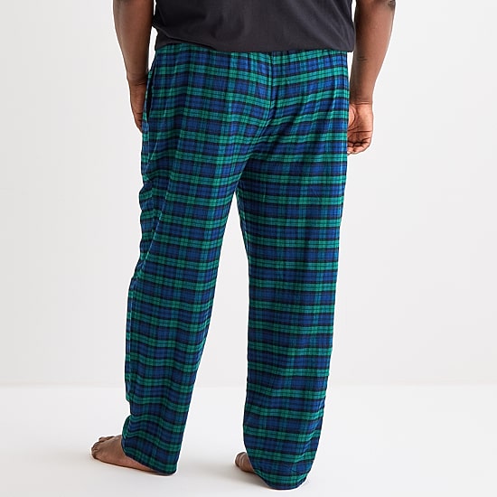 St. John's Bay Mens Big and Tall Flannel Pajama Pants