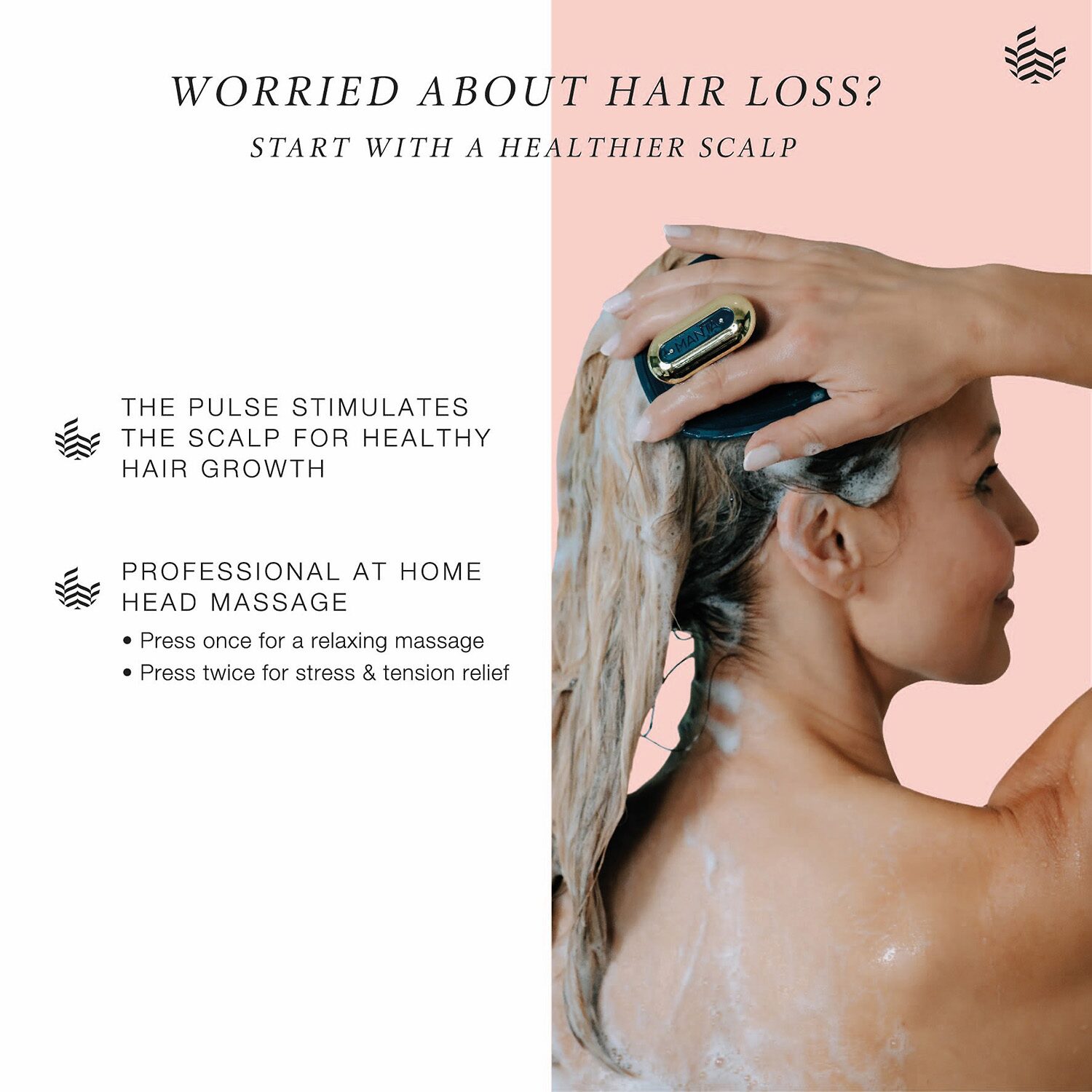 MANTA® Pulse Hair Brush