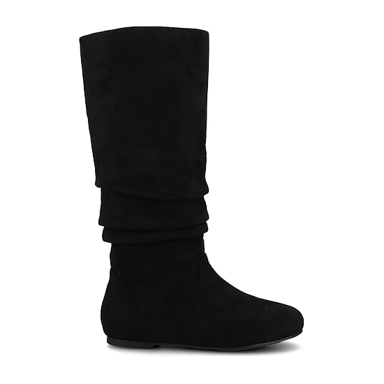 Journee Collection Womens Jayne-Wdwc Wide Calf Flat Heel Slouch Boots