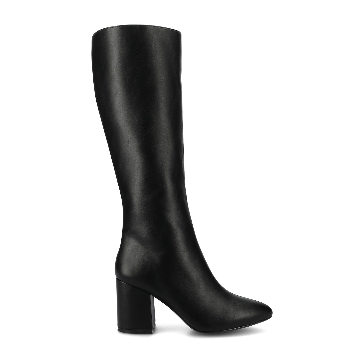 Journee Collection Womens Ameylia-Xwc Extra Wide Calf Block Heel Dress Boots