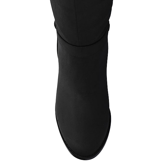 Journee Collection Womens Alyza Stacked Heel Over the Knee Boots