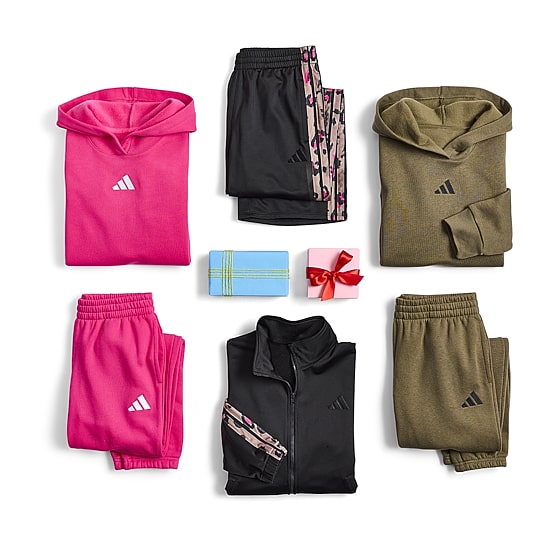 adidas Big Kid Girls 2-pc. Track Suit