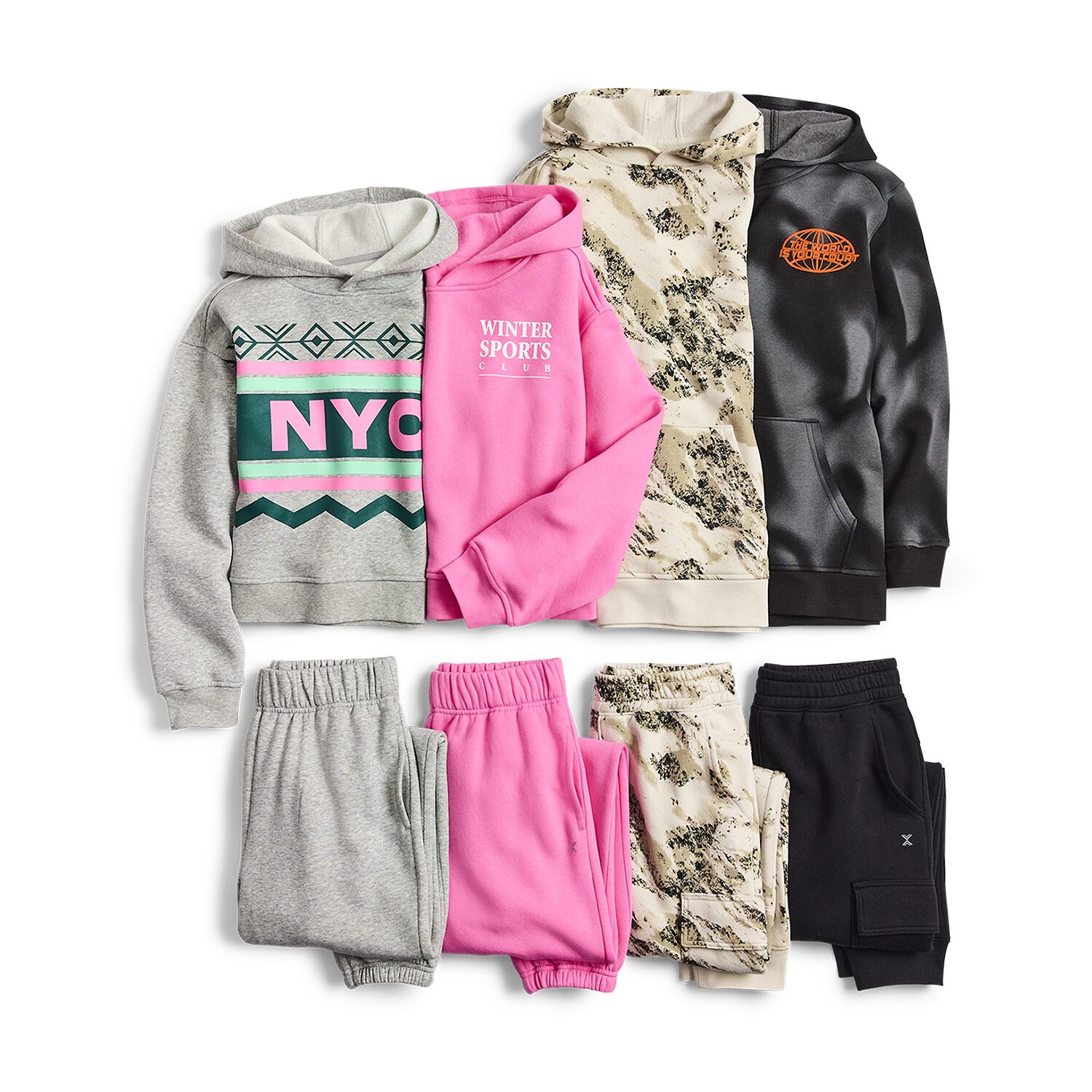 Xersion Fleece Little & Big Kid Girls Fleece 2-pc. Pant Set
