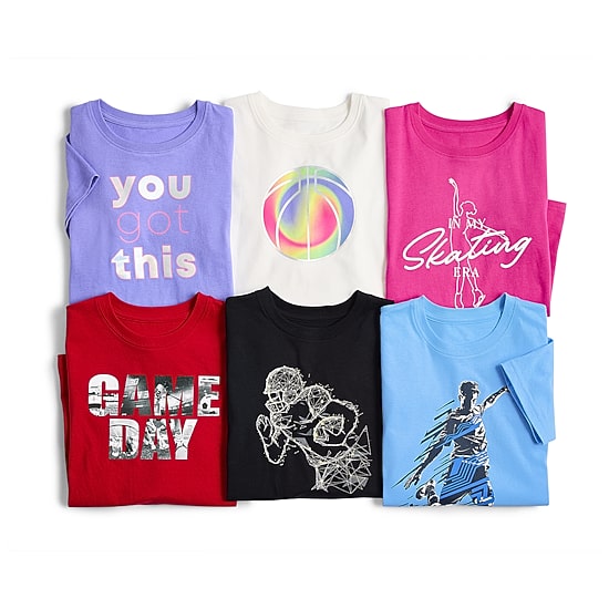 Xersion Little & Big Kid Boys Crew Neck Short Sleeve Regular Fit Graphic T-Shirt