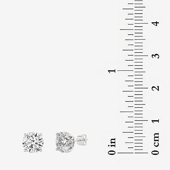 Grown Gorgeous (Vs2,F) 4 1/2 CT. T.W. Lab-Grown Diamond 14K Gold or Platinum 6.7mm Round Stud Earrings