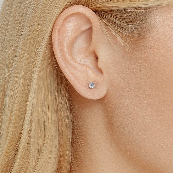 Grown Gorgeous (Vs2,F) 4 1/2 CT. T.W. Lab-Grown Diamond 14K Gold or Platinum 6.7mm Round Stud Earrings