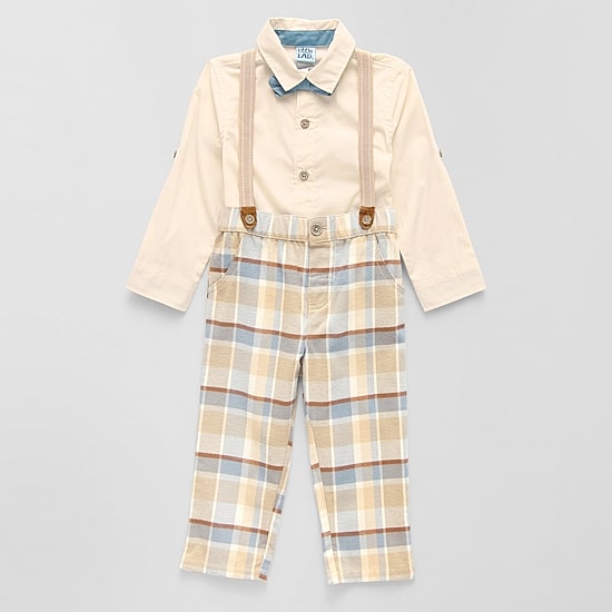 Little Lad Baby Boys 3-pc. Pant Set