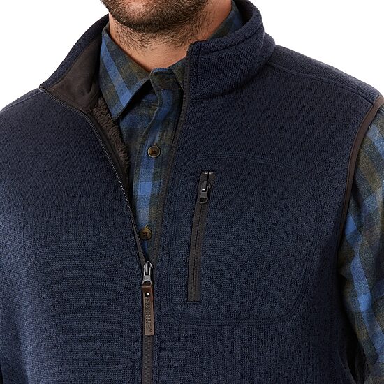 Smiths Workwear Sherpa Lined Sweater Mens Midweight Fleece Vest