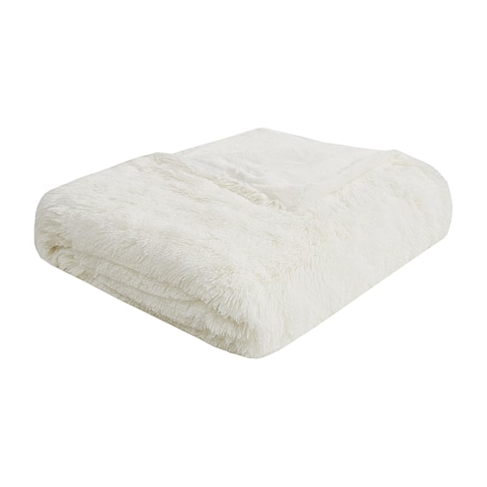 Intelligent Design Leena Shaggy Fur Duvet Cover Set