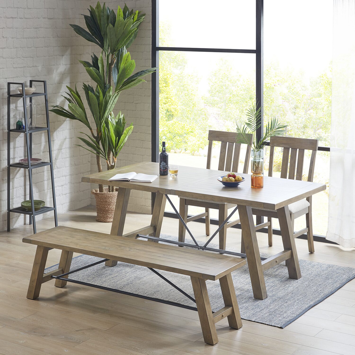 INK+IVY Sonoma Kitchen Collection Bench