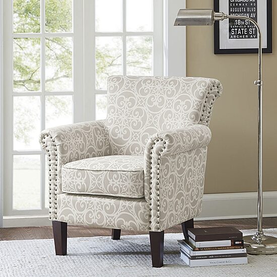 Madison Park Miri Natural Club Chair