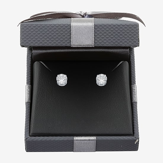 Ever Star 1 3/8 CT. T.W. Lab-Grown (G / SI1-SI2)  Diamond 10K or 14K Gold Round Stud Earrings