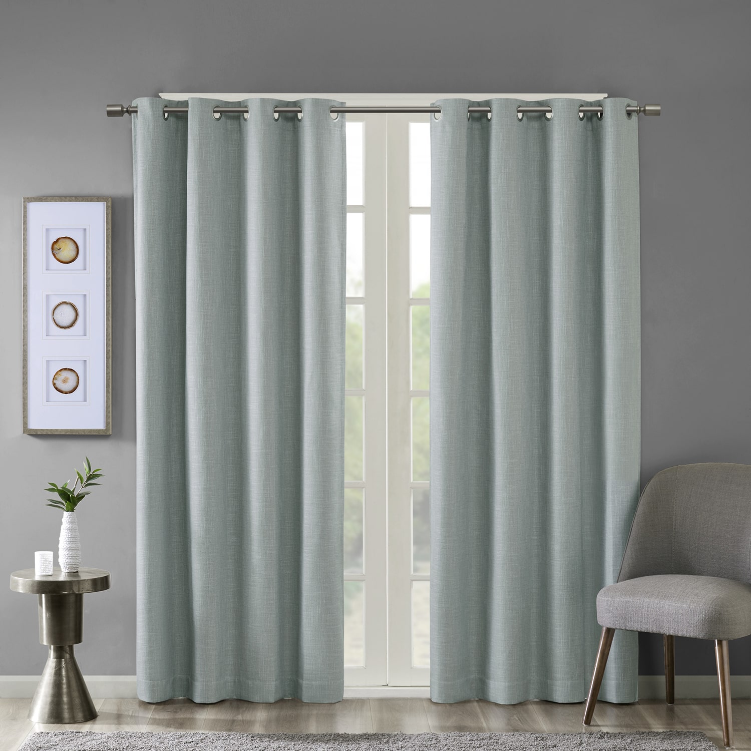Madison Park Arlie Grommet Top Energy Saving Blackout Single Curtain Panel