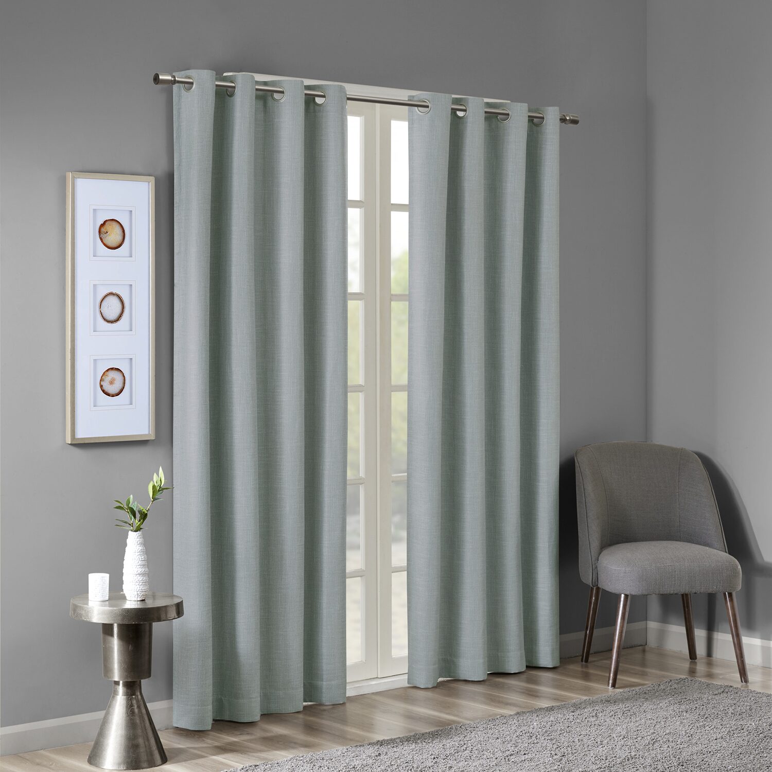 Madison Park Arlie Grommet Top Energy Saving Blackout Single Curtain Panel