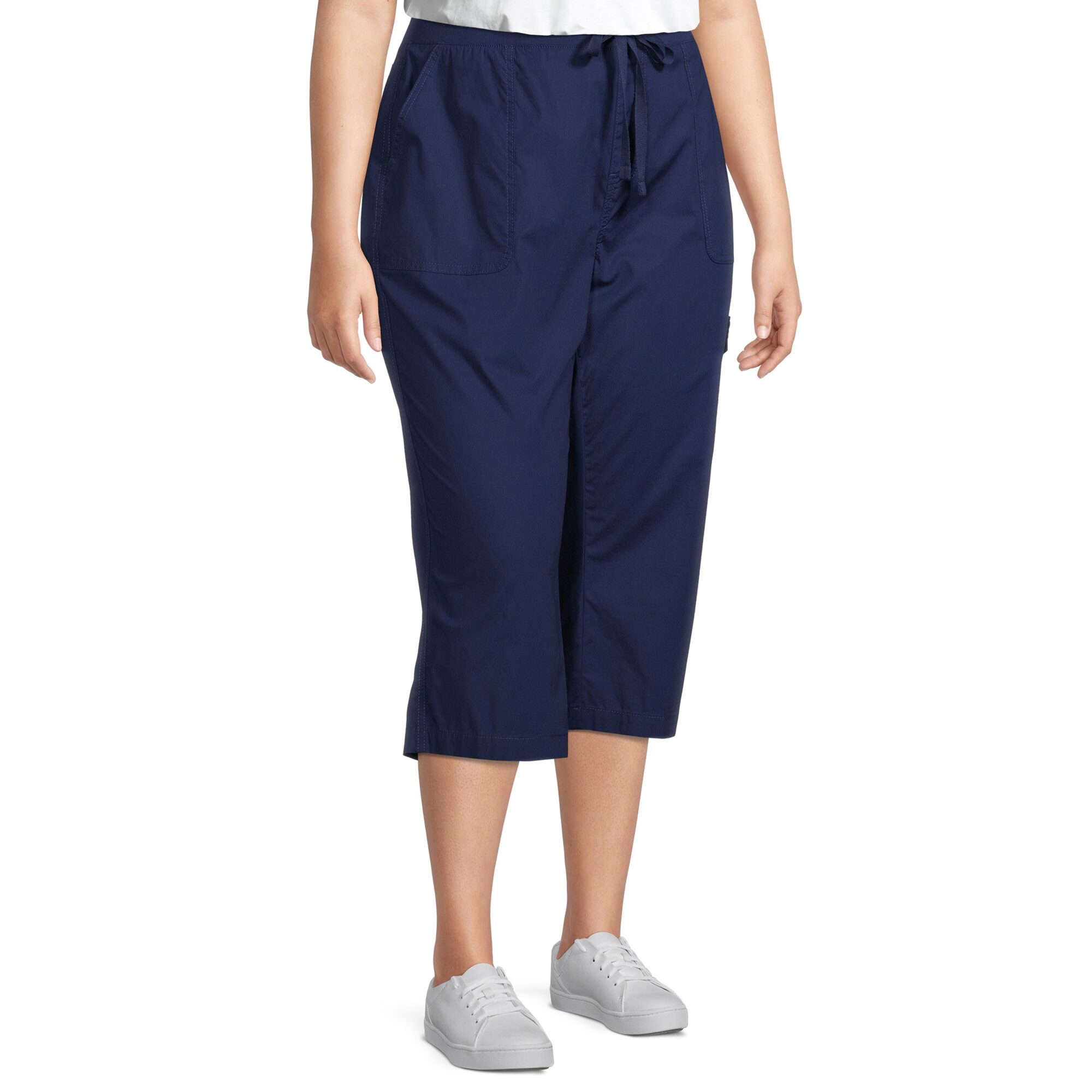 St. John's Bay Mid Rise Plus Utility Cargo Capris