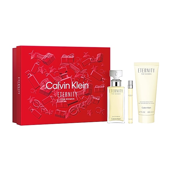Calvin Klein Eternity For Women Eau De Parfum 3-Pc Gift Set ($177 Value) Perfume Set