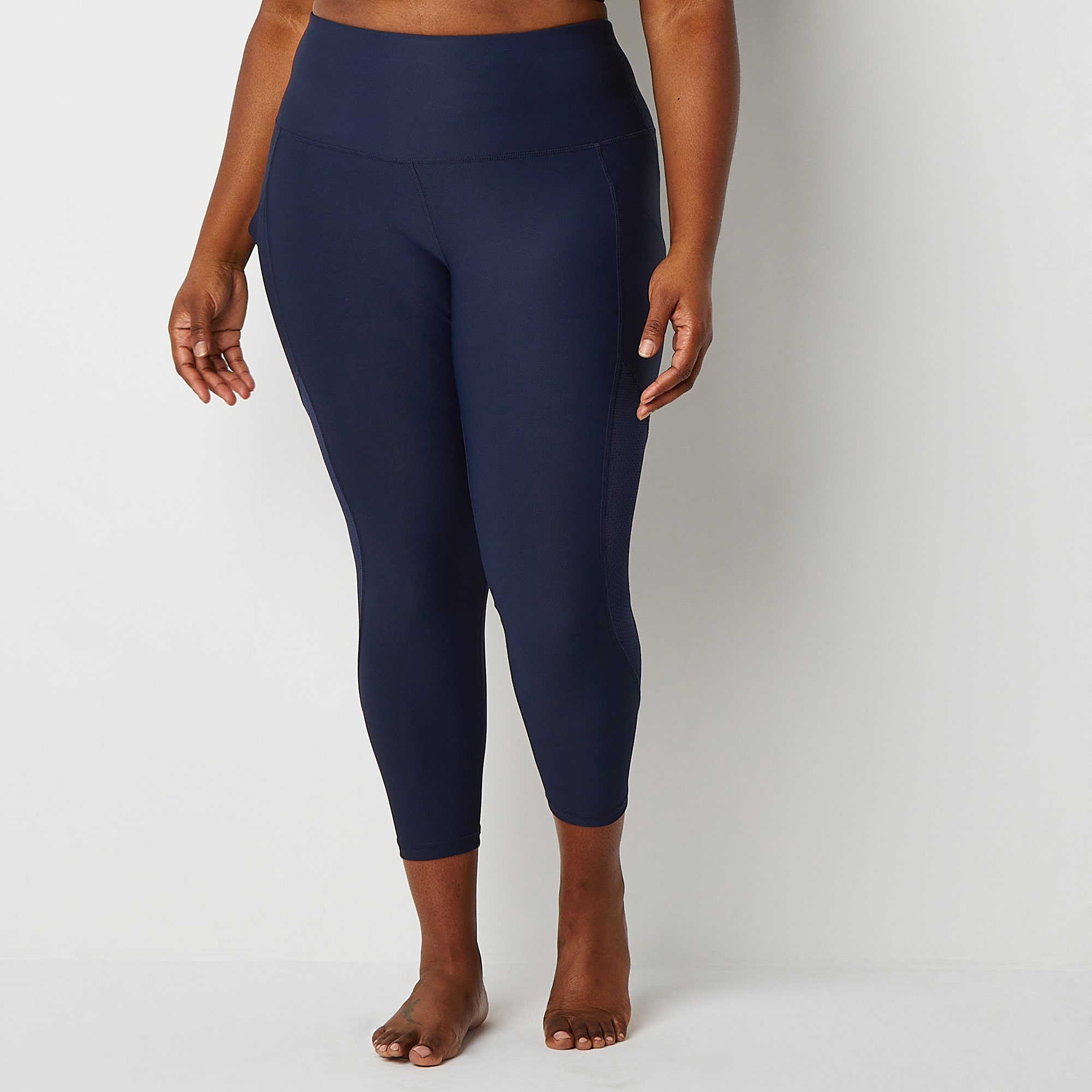 Xersion EverContour Plus Womens High Rise 7/8 Ankle Legging