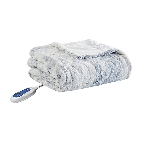 Beautyrest Marselle Heated Automatic Shut Off Washable Midweight Throw