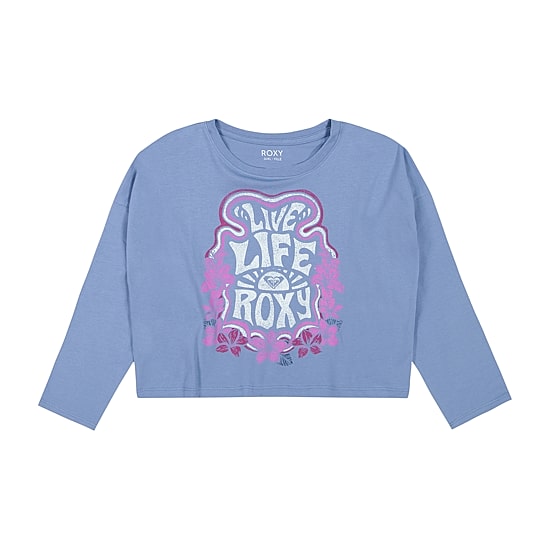 Roxy Big Kid Girls Crew Neck Long Sleeve Modern Fit Graphic T-Shirt