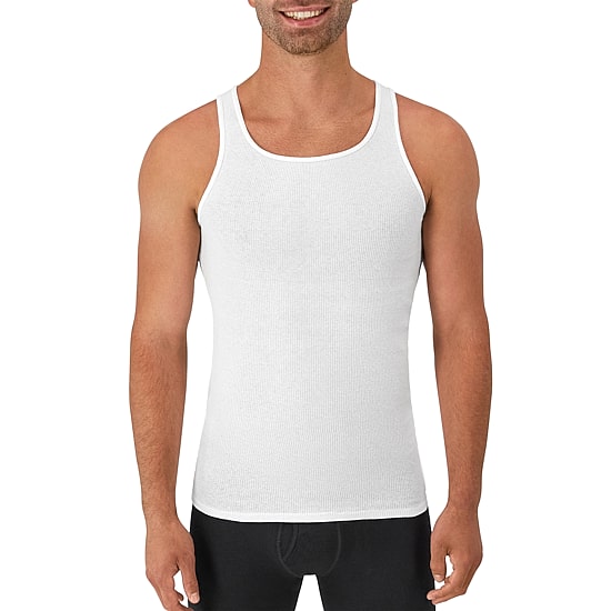 Hanes Comfortsoft Mens Scoop Neck Sleeveless 4 Pack Tank